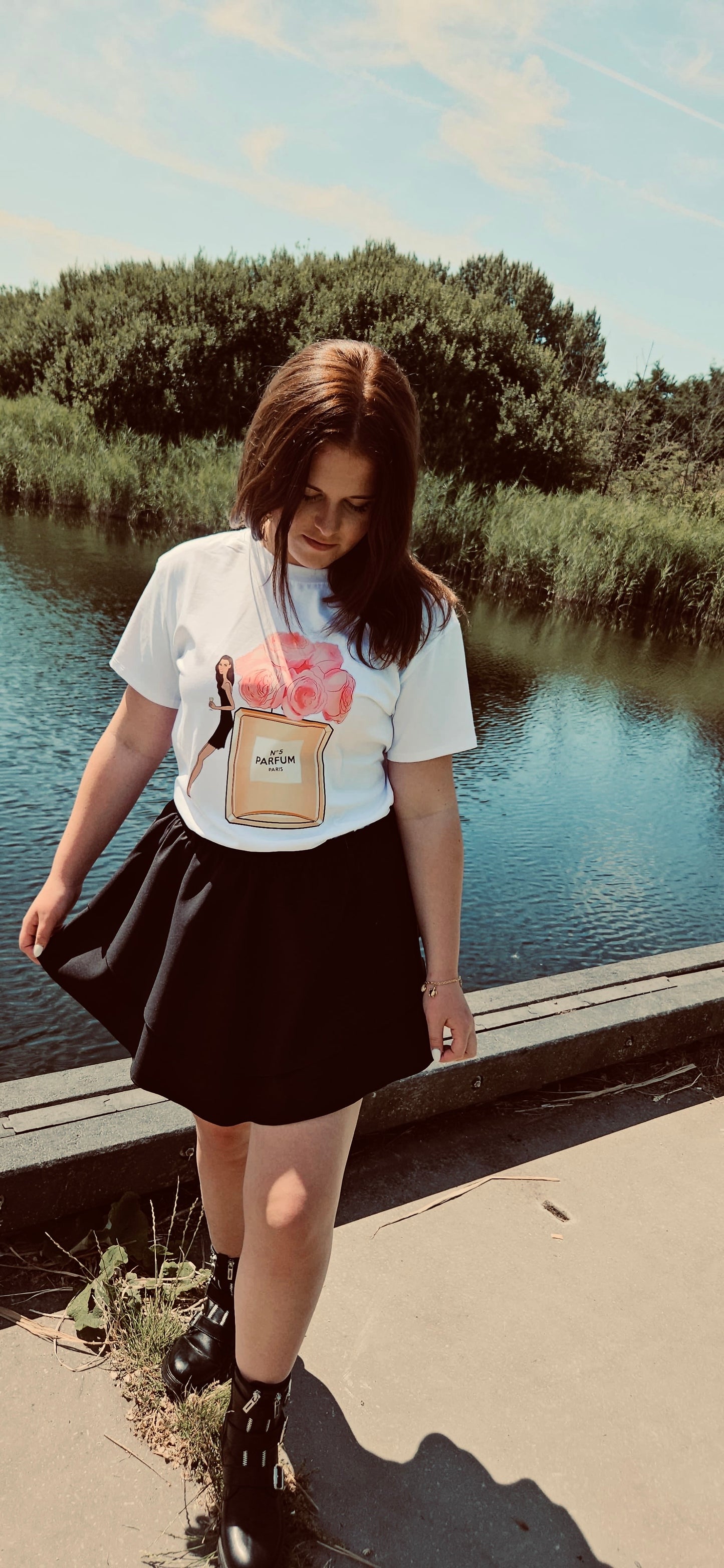Basic Ruffle Skort | Zwart