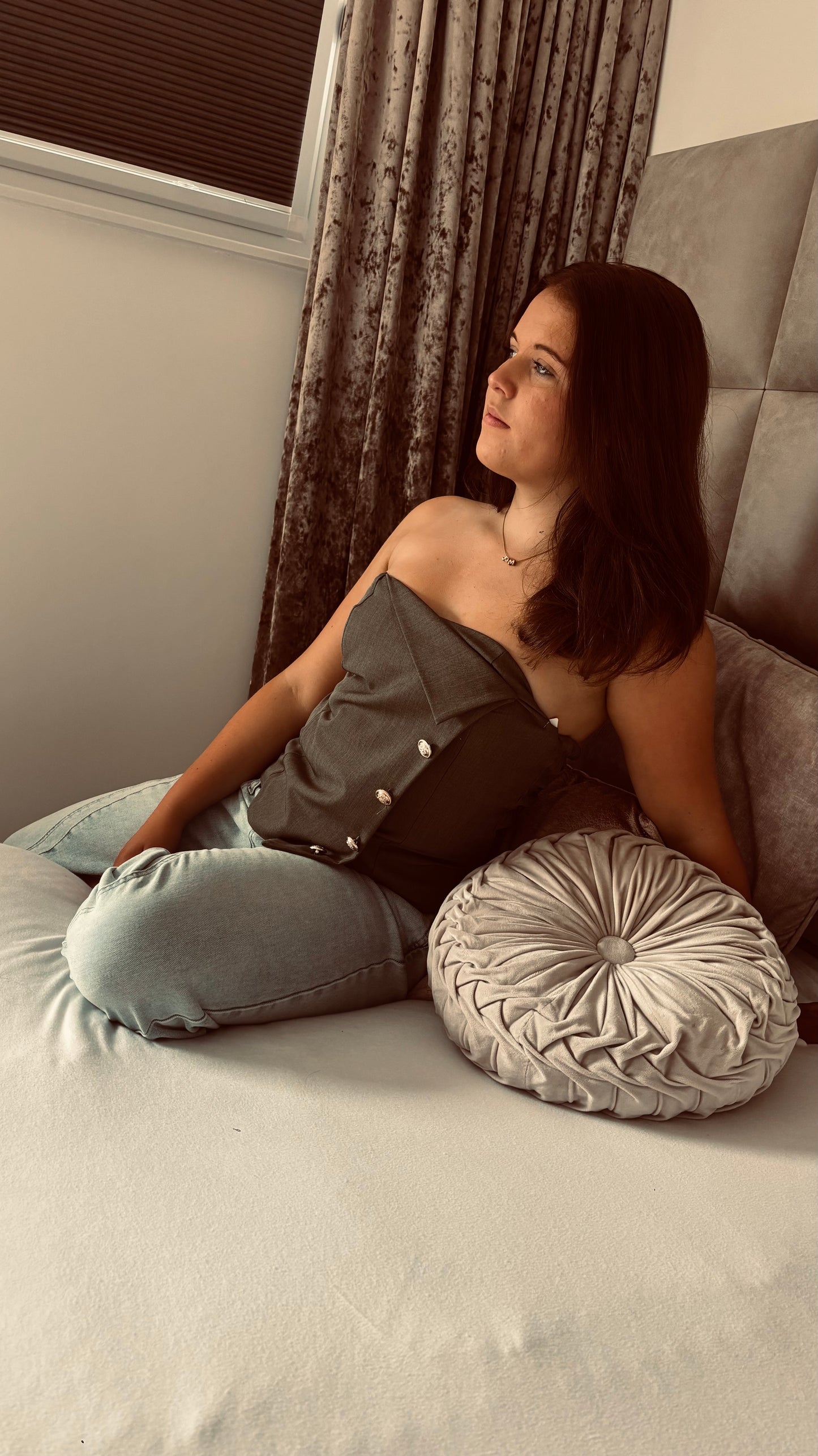Bandeau Button Top | Groen