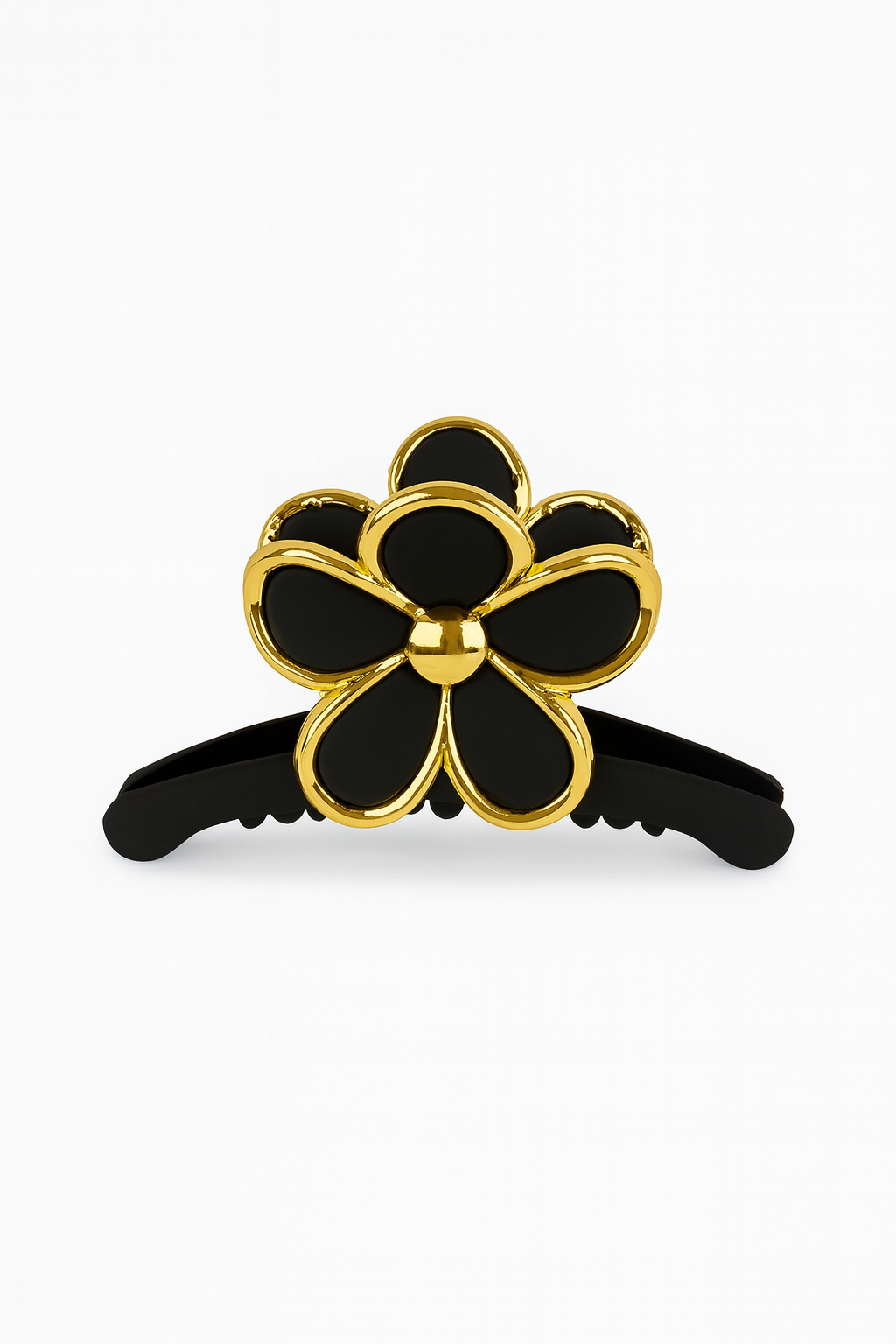 ✨ Flower Long Klem Zwart ✨