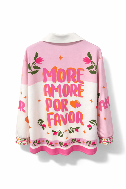 Zomer blouse AMORE roze