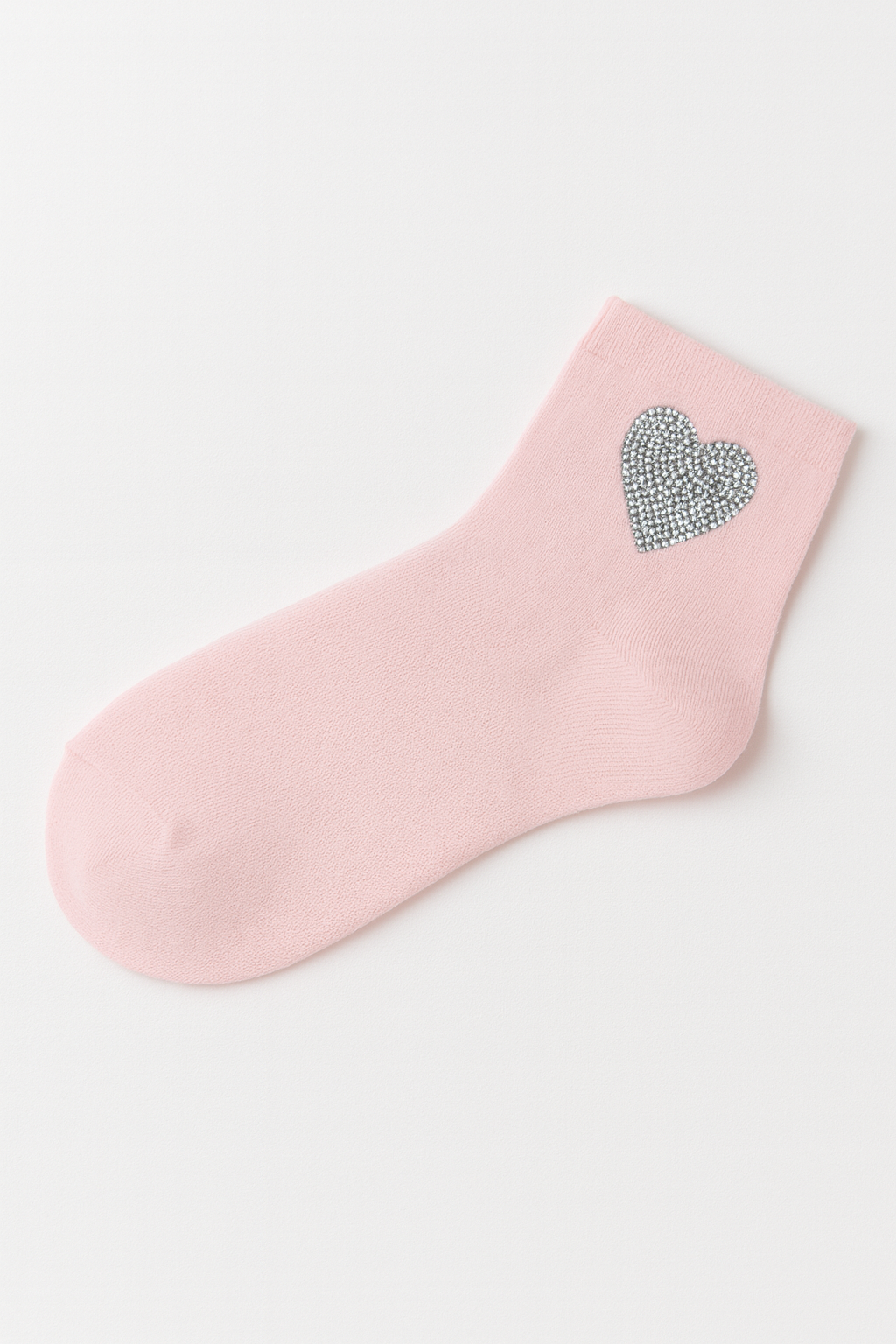 ✨ Pink Heart Sparkle Socks – Sweet, Soft & Shiny ✨