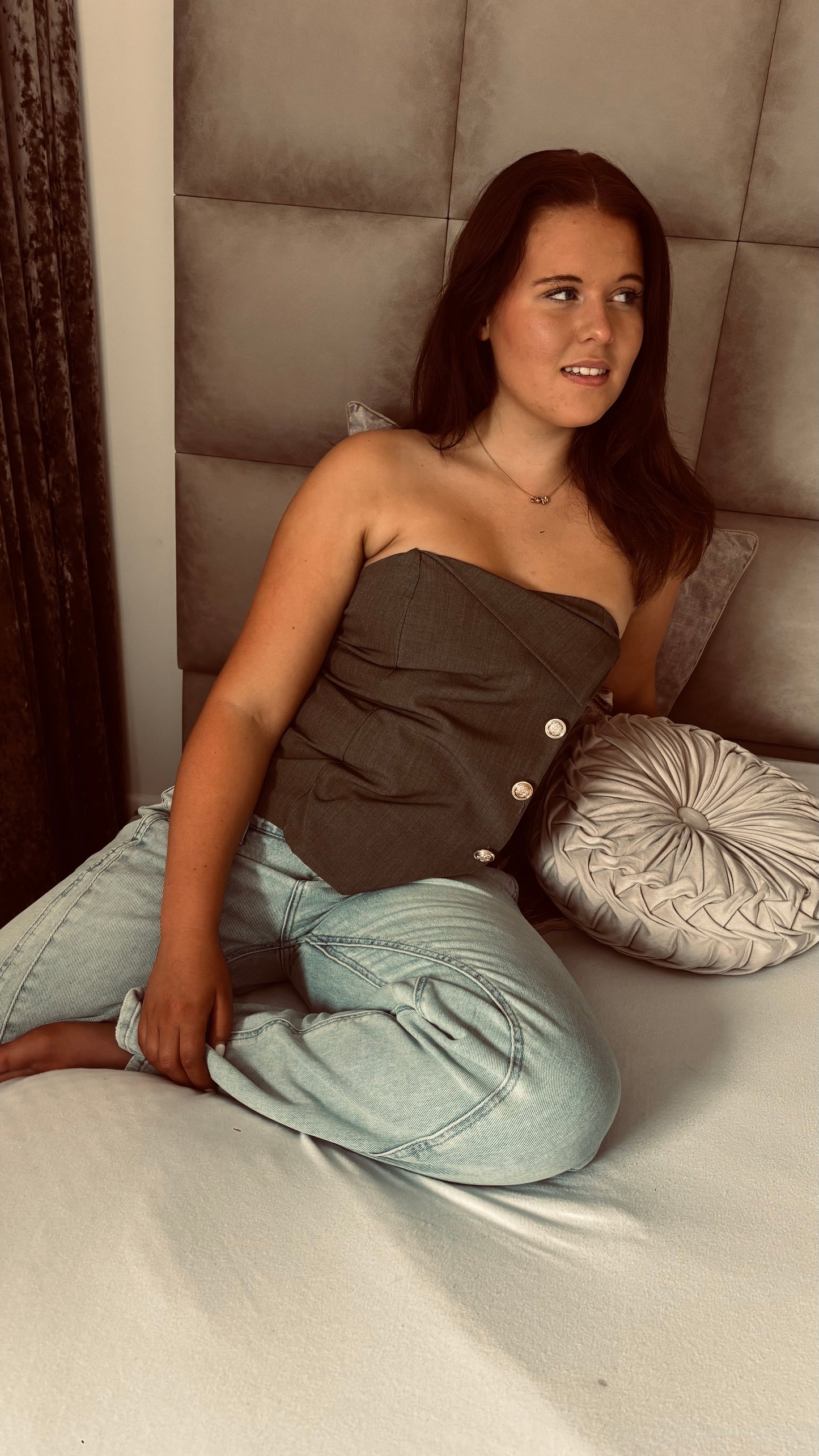Bandeau Button Top | Groen