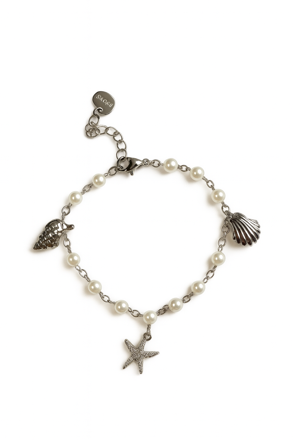 Zee Parel Bedel Armband Zilver