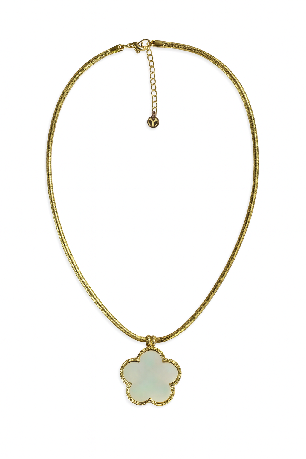 Gouden Clover Ketting