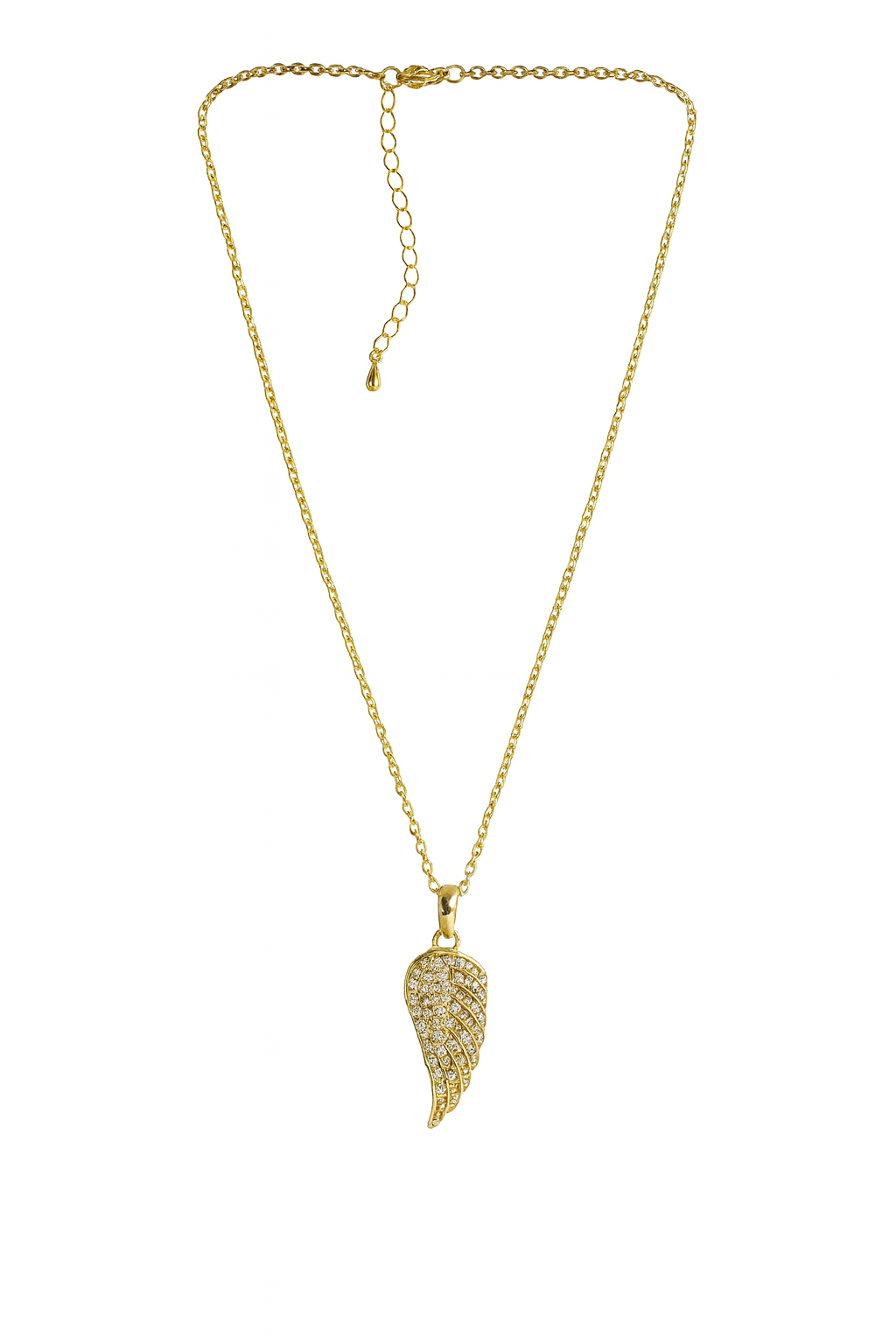 Gouden Engelvleugel Ketting