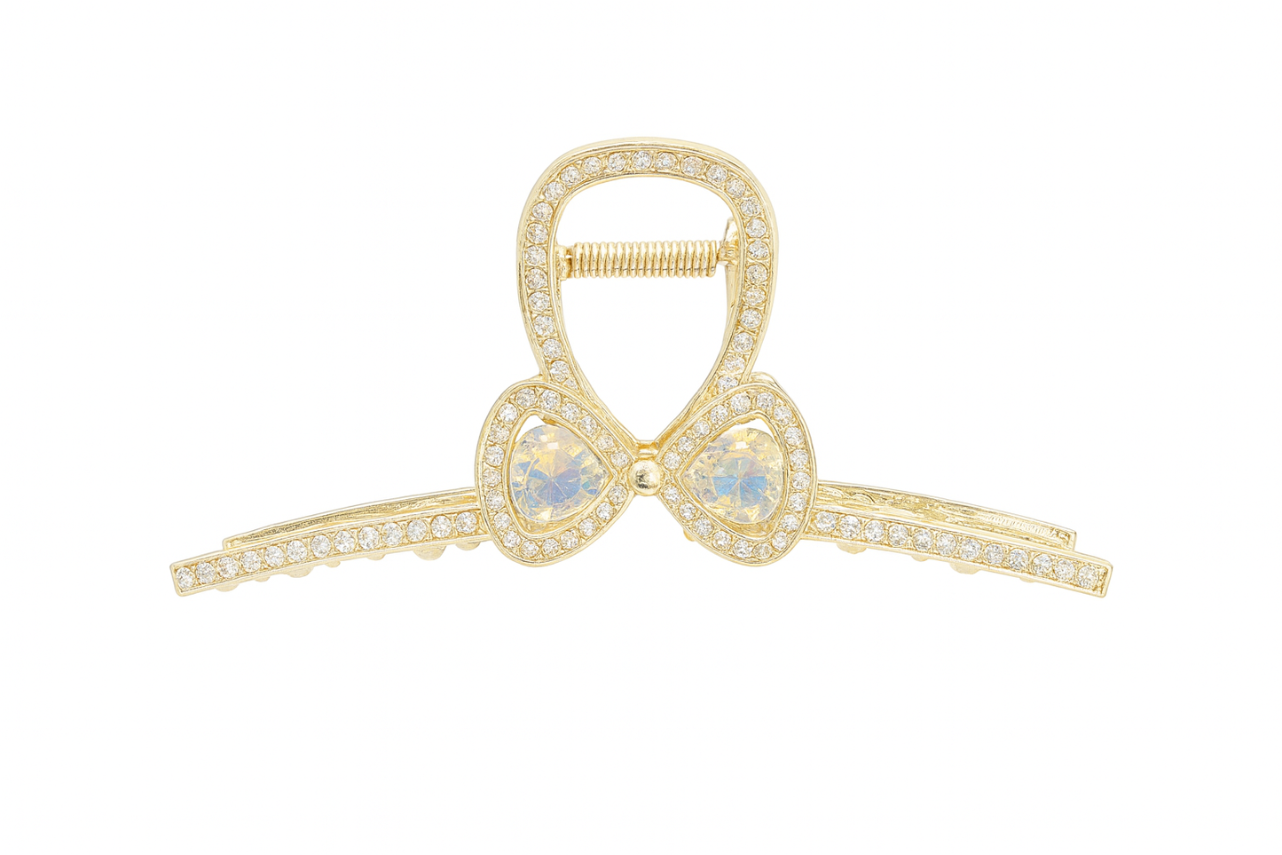 ✨ Haarklem Bling Strik Goud ✨