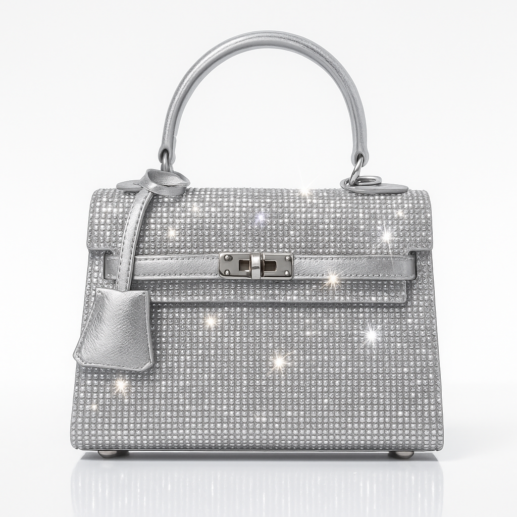 ✨Exclusive Inspired By Mega Glitter Silver Bag✨