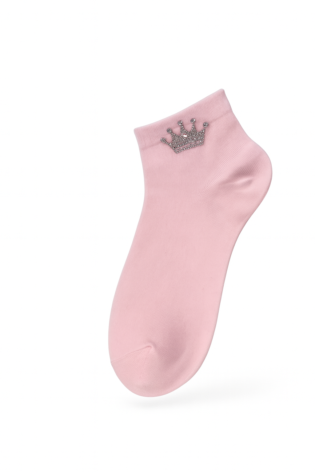 ✨ Pink Crown Sparkle Socks – Classy, Soft & Shiny ✨