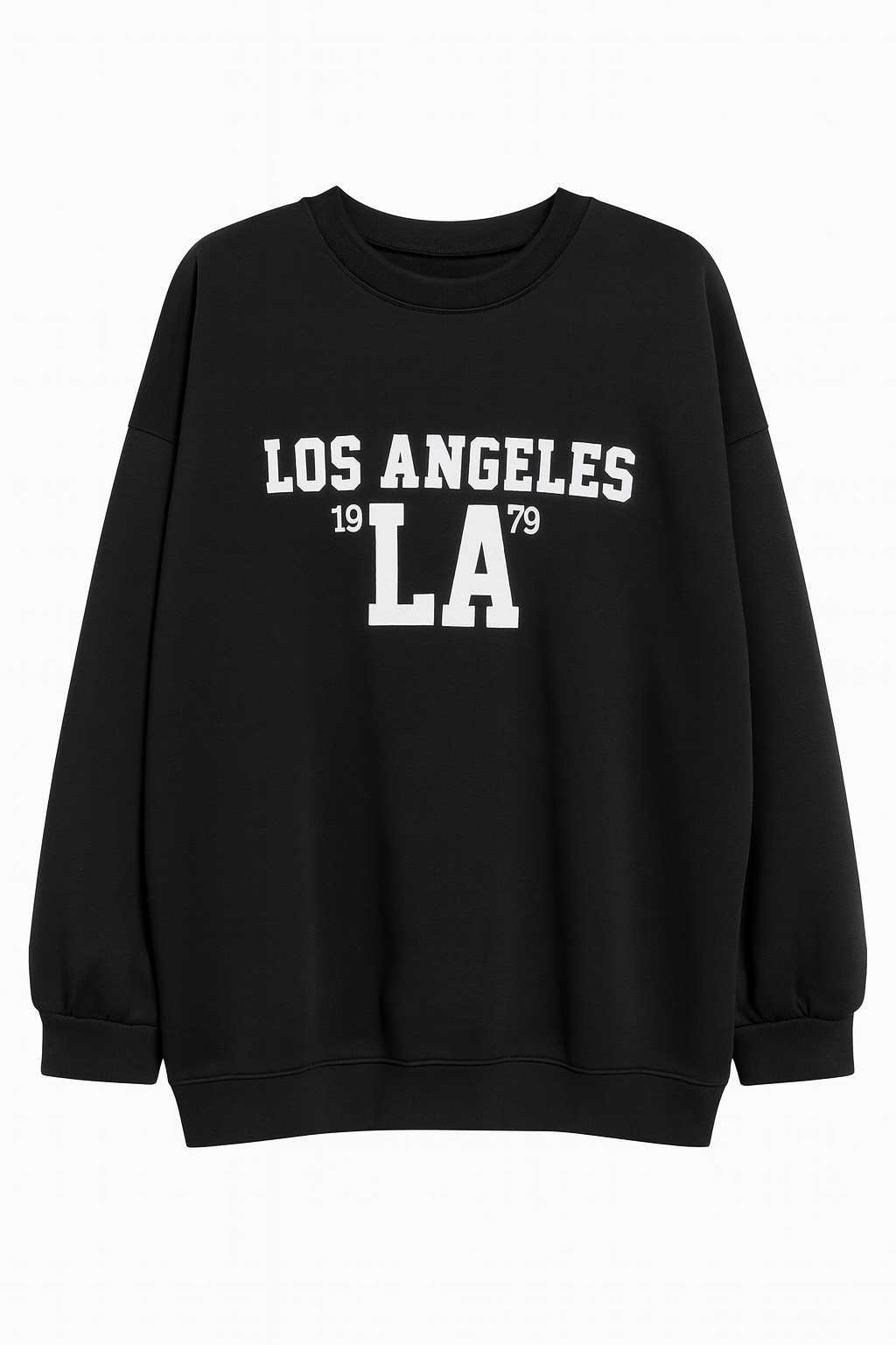 Zwarte Trui met “Los Angeles LA 1979” print