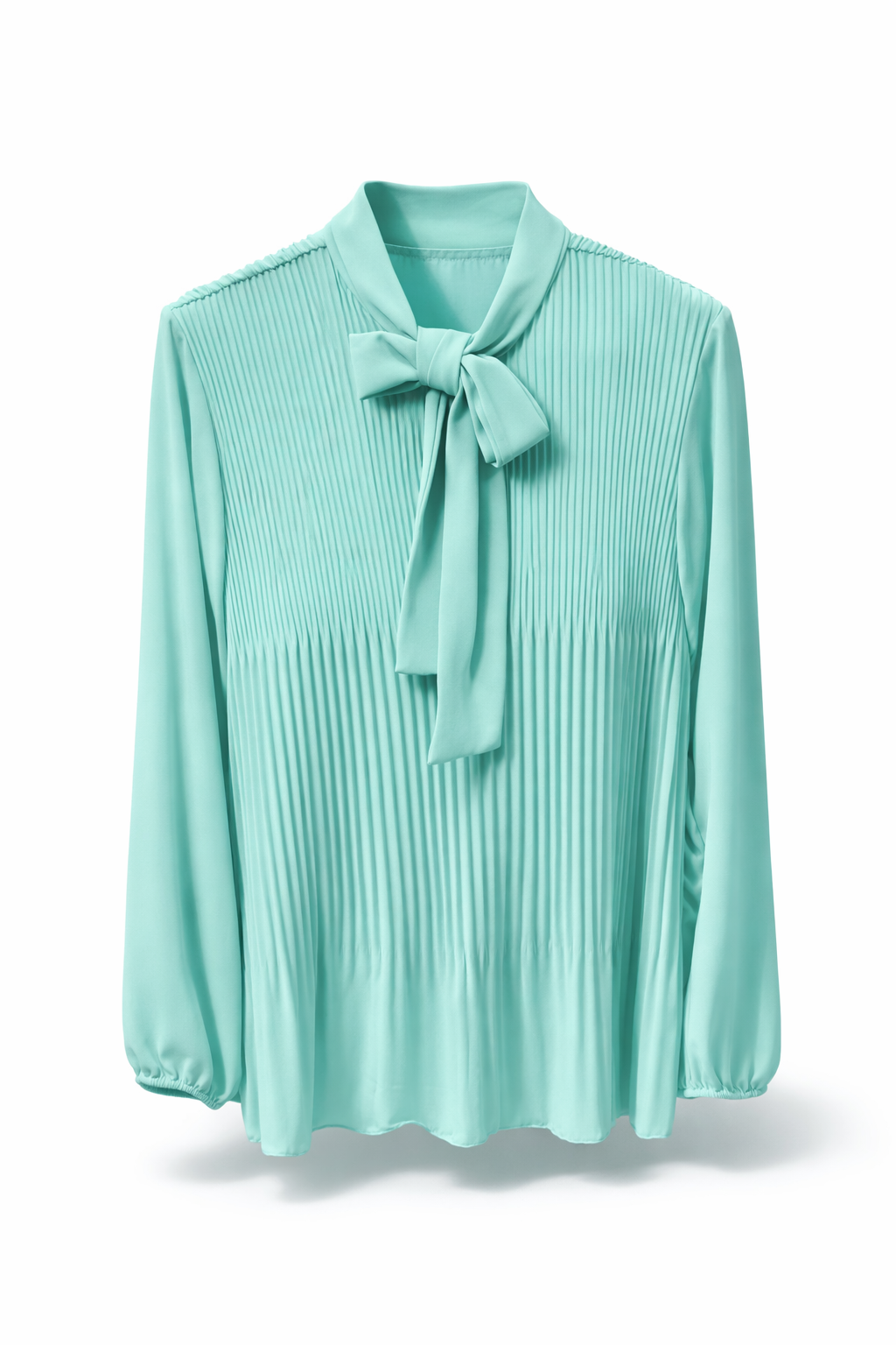 Plisse top mint