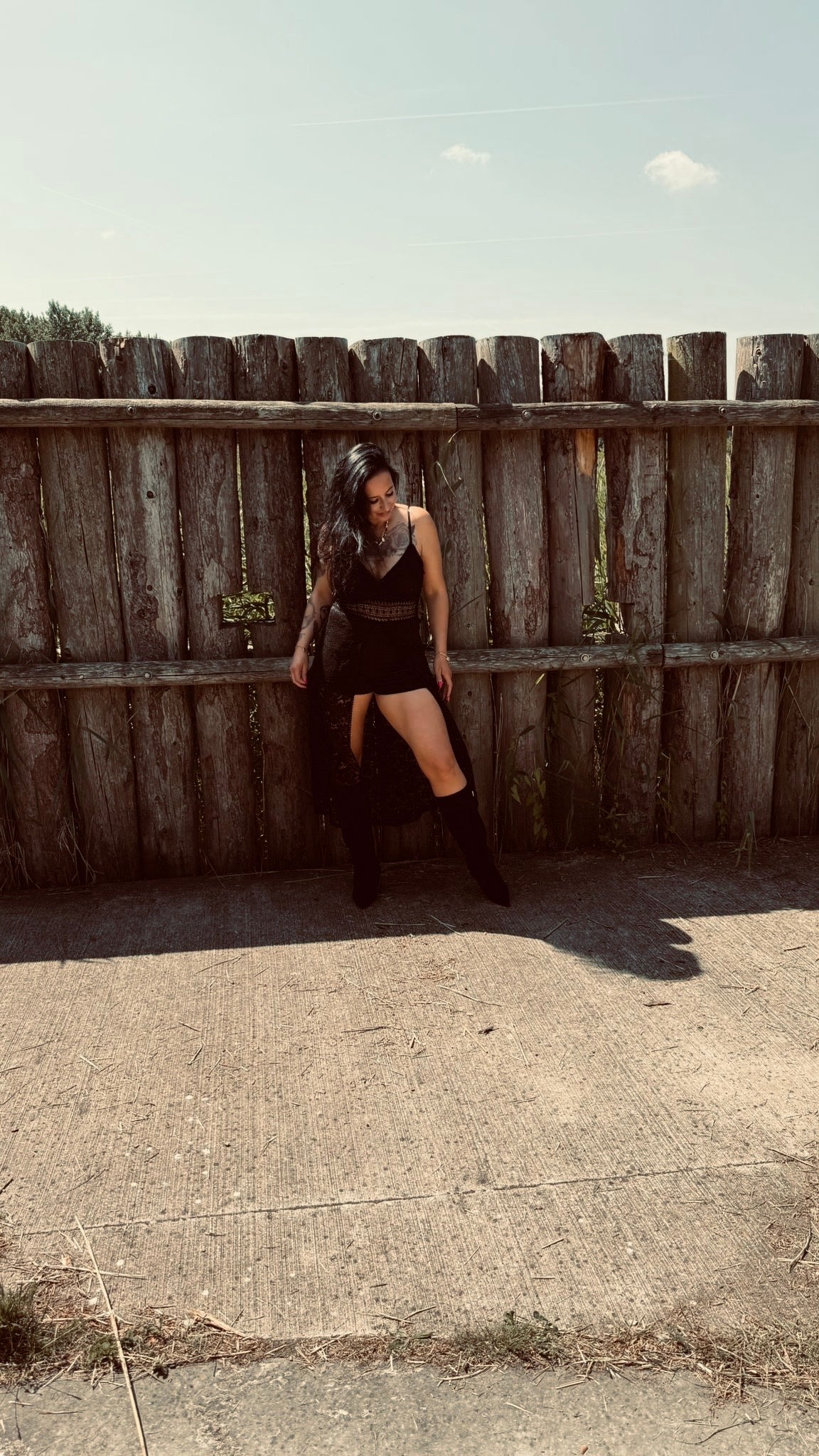 Lace Playsuit | Zwart