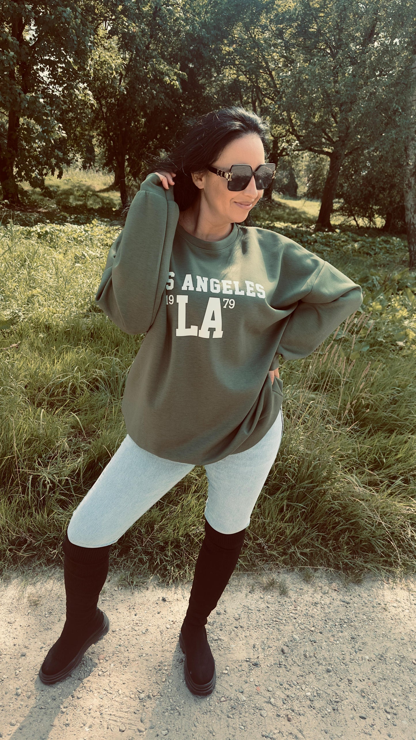 LA Sweater | Groen
