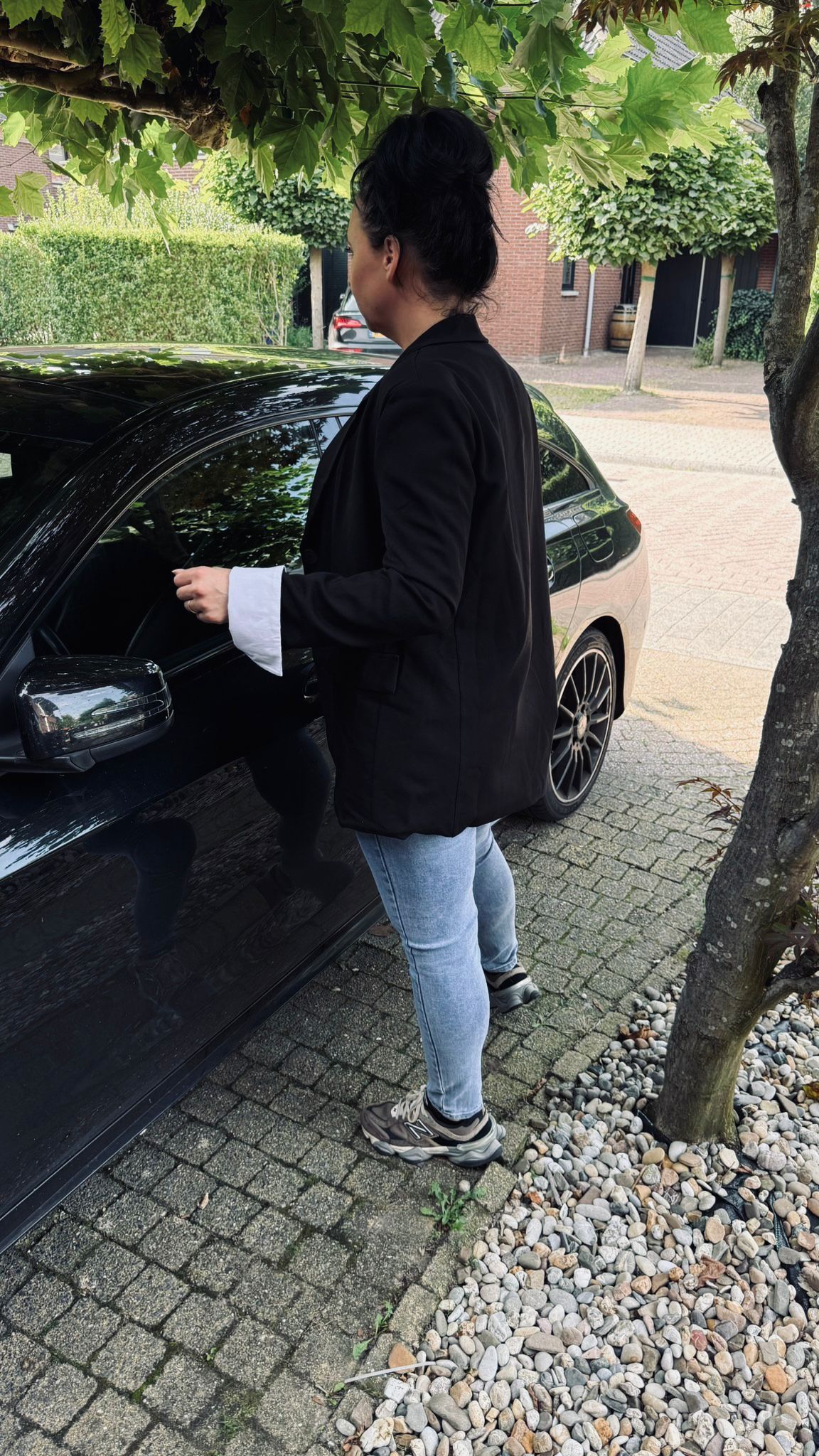 Oversized Colbert | Zwart
