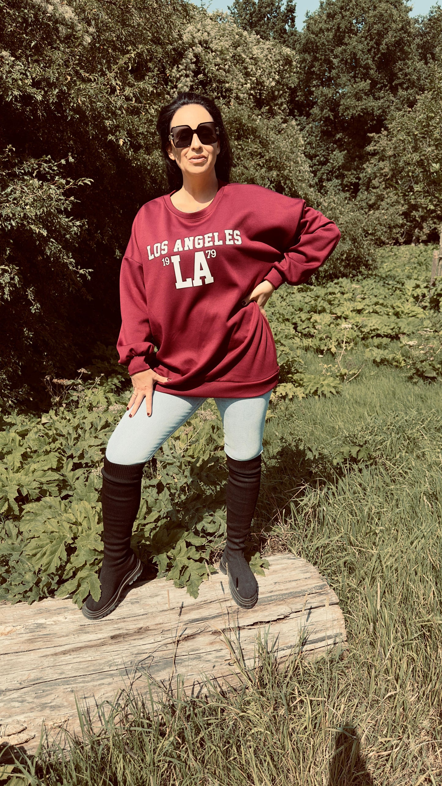 LA Sweater | Rood