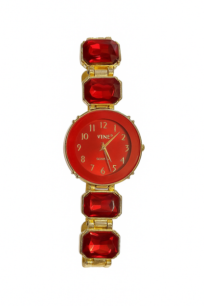 |Diamand red watch|