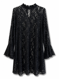 Zwarte lace tuniek