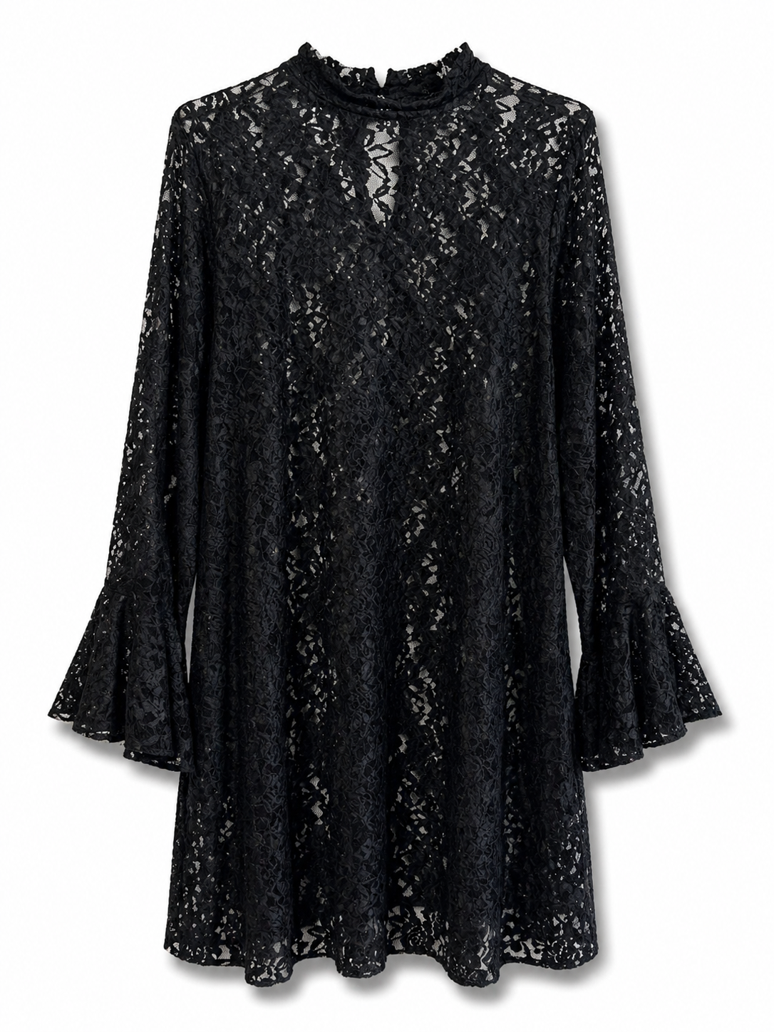 Zwarte lace tuniek