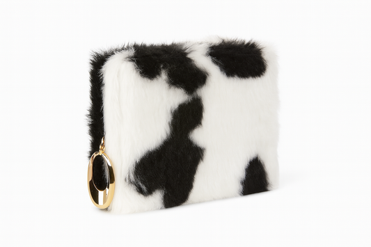 ✨ Inspired By – Cow Chic Fluffy Wallet ✨