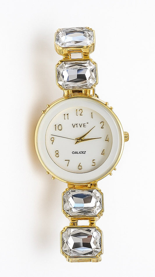 |Diamand white watch|