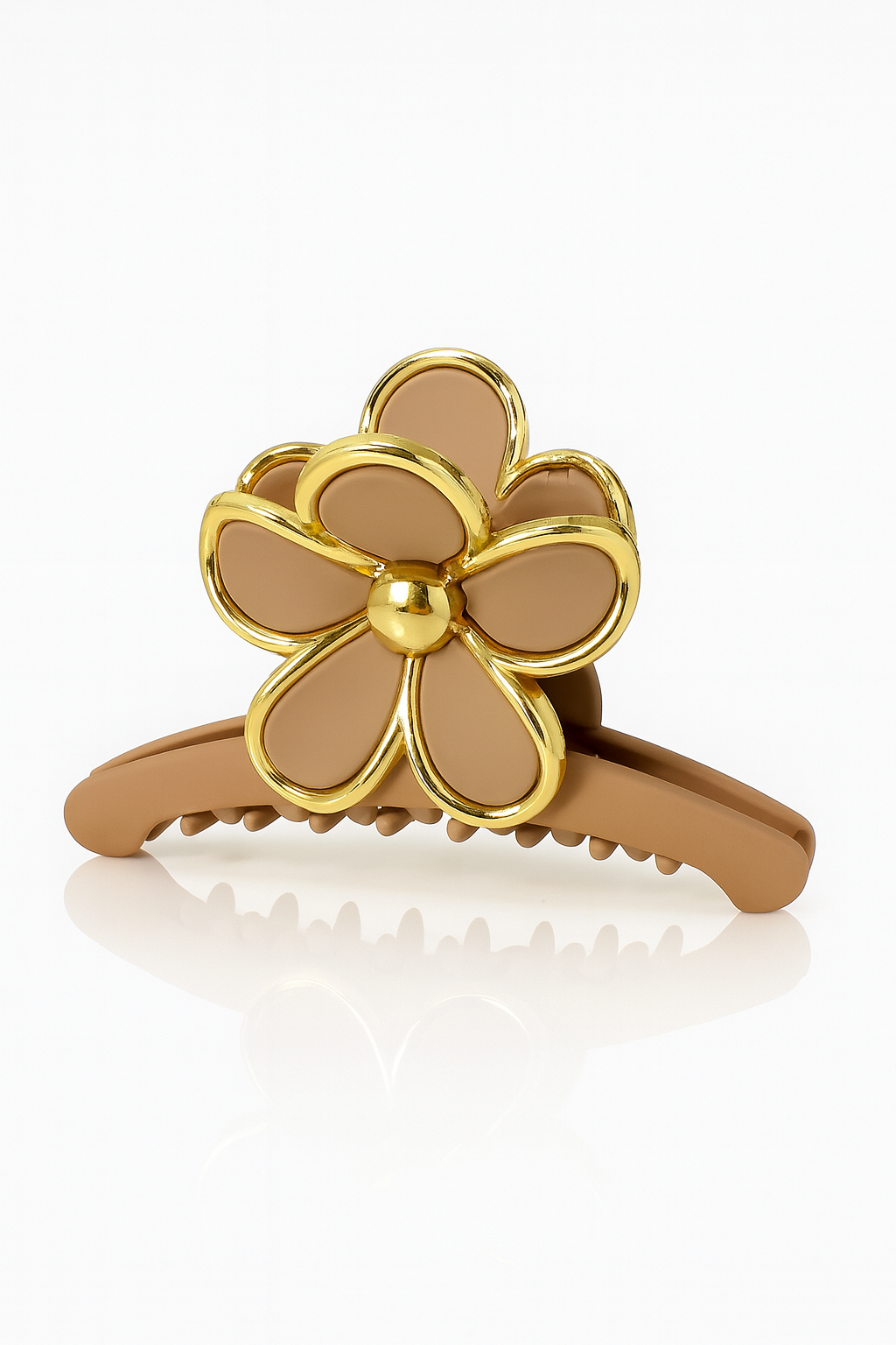 ✨ Flower Long Klem Taupe ✨