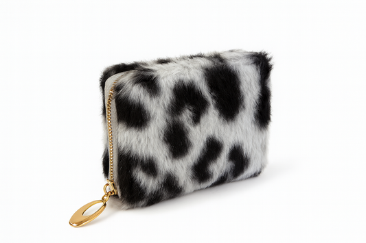 ✨ Inspired By – Black & White Fluffy Wallet ✨