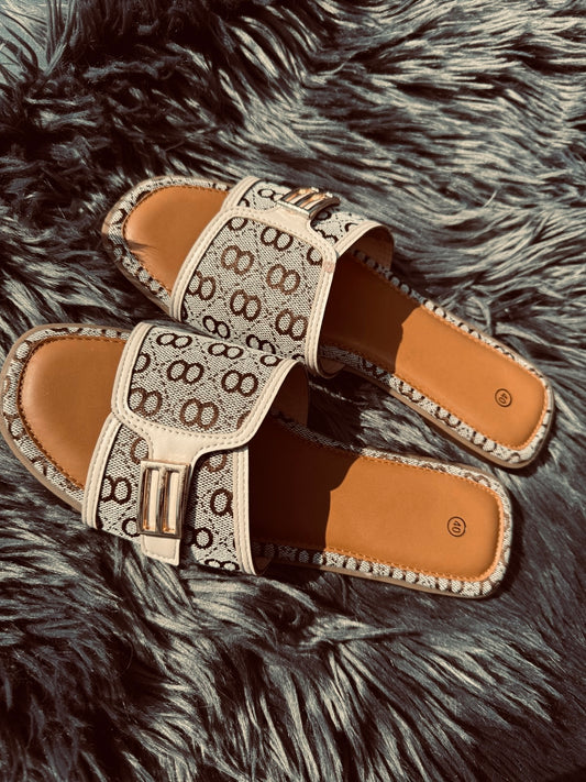 Instap Slippers Beige | SU070