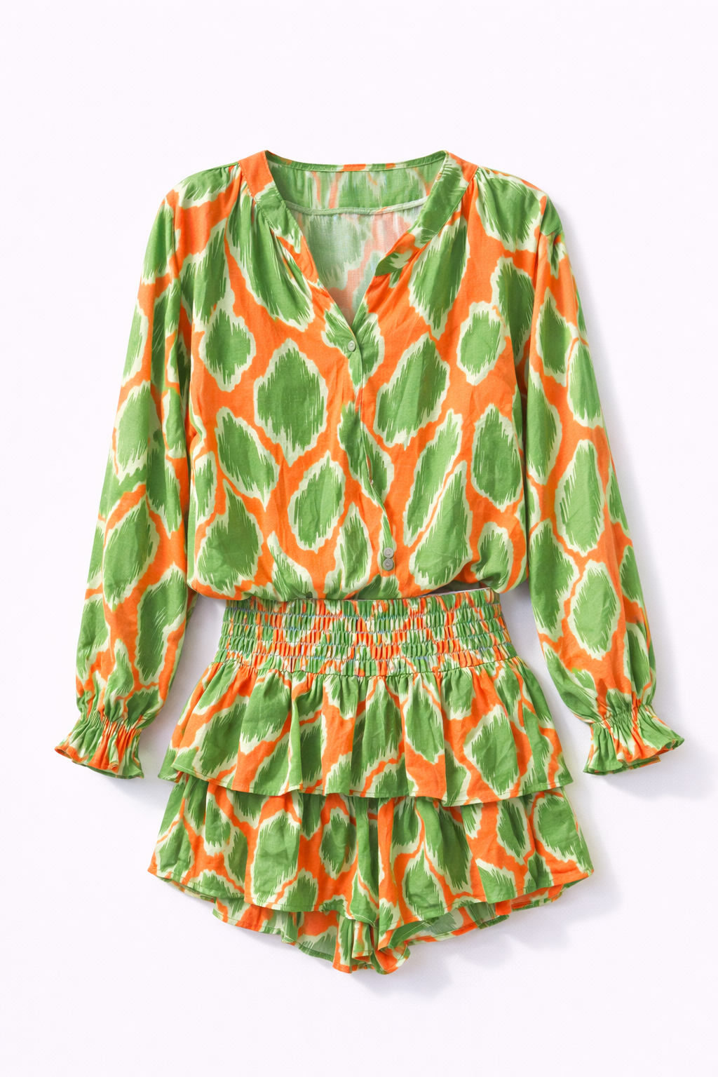 Palm Breeze Set Tropical Orange