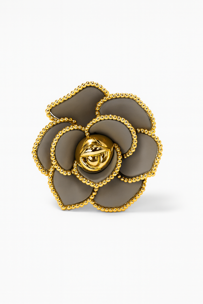 ✨ Luxe Flower Klem Grijs  ✨