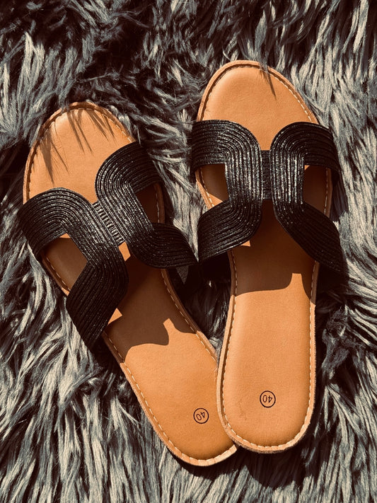 Instap Slippers Zwart | 860-10