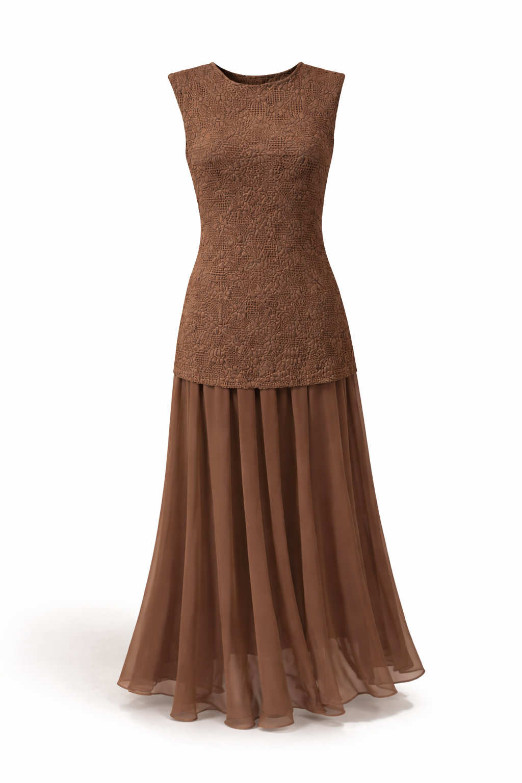Amara Brown Maxi Dress