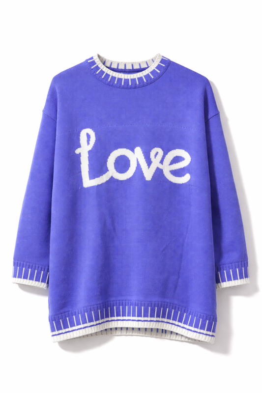 Love knit sweater - paars