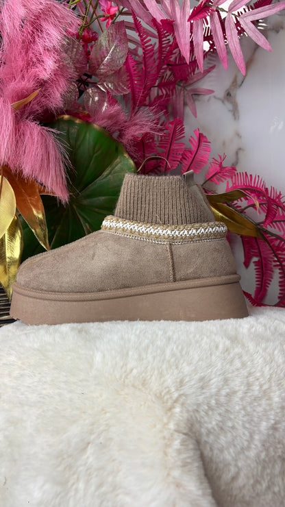 Taupe boots