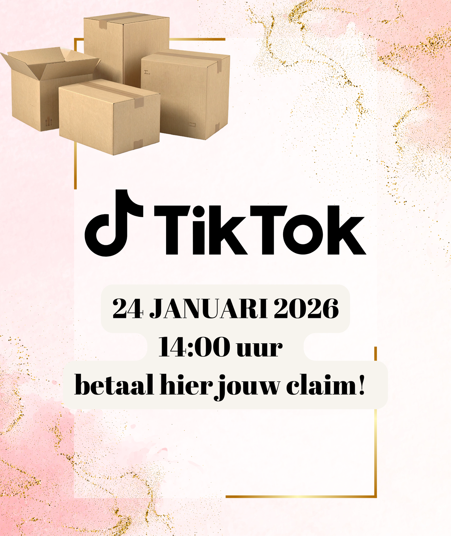 🎥 Betaal hier jouw LIVE AANKOOP! Datum : 23 JANUARI 2026