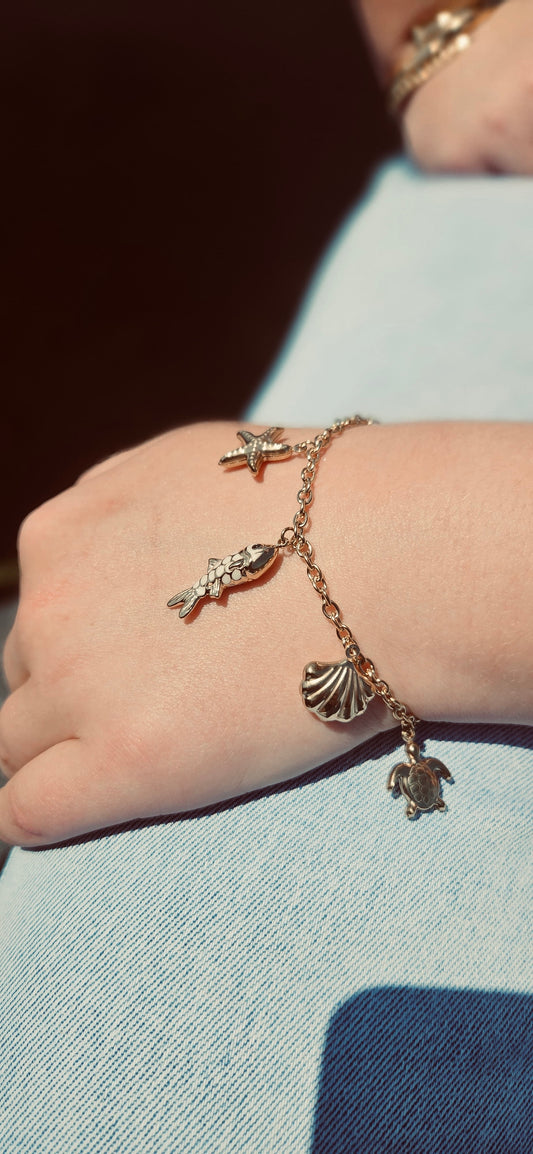 Bedel Armband | Goud | Vis