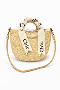 Boho Straw Chic Tas beige big
