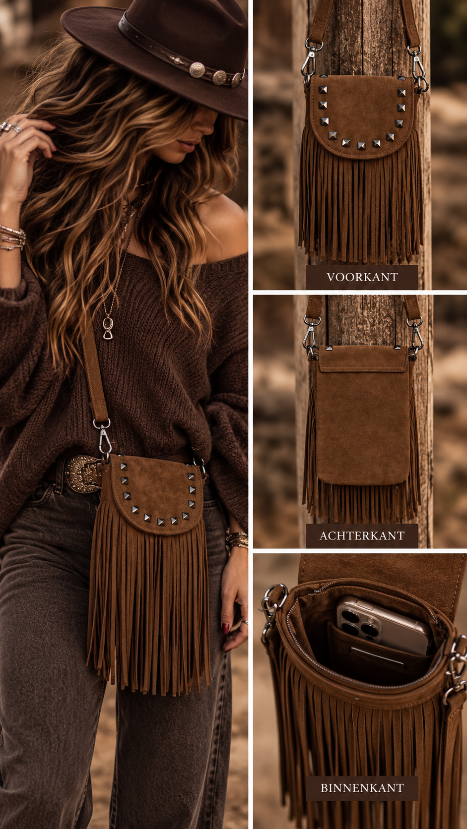 Jade Franje suèdine telefoontas camel
