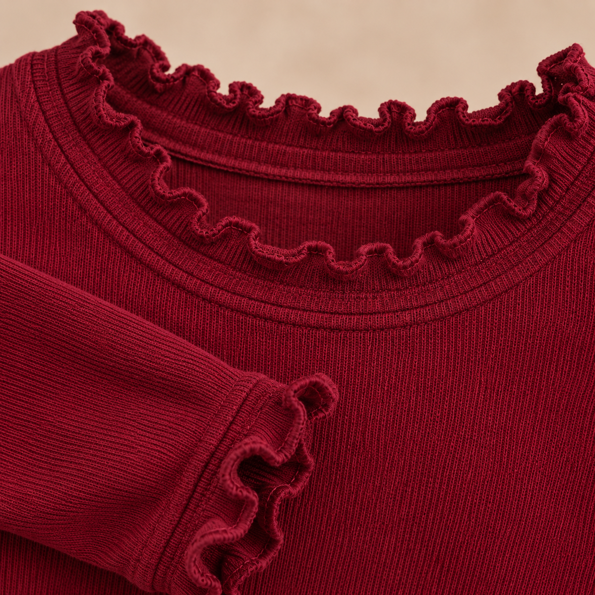 Yesly top stretch bordeaux