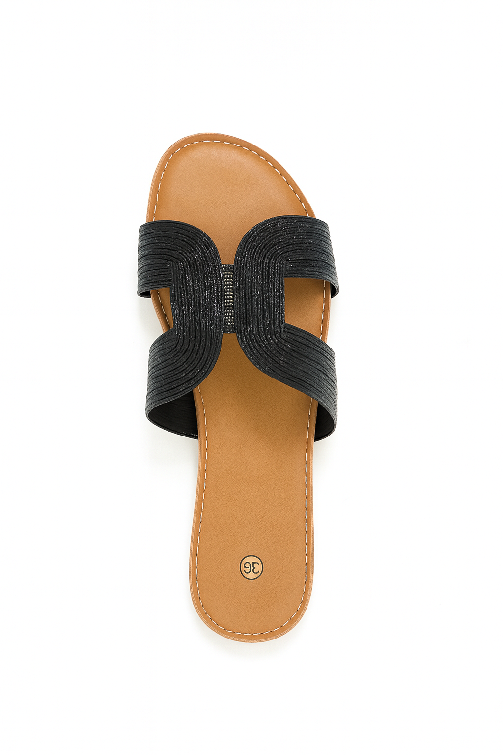 ✨ Black Woven Slide Sandals – Stylish, Comfortable & Chic ✨