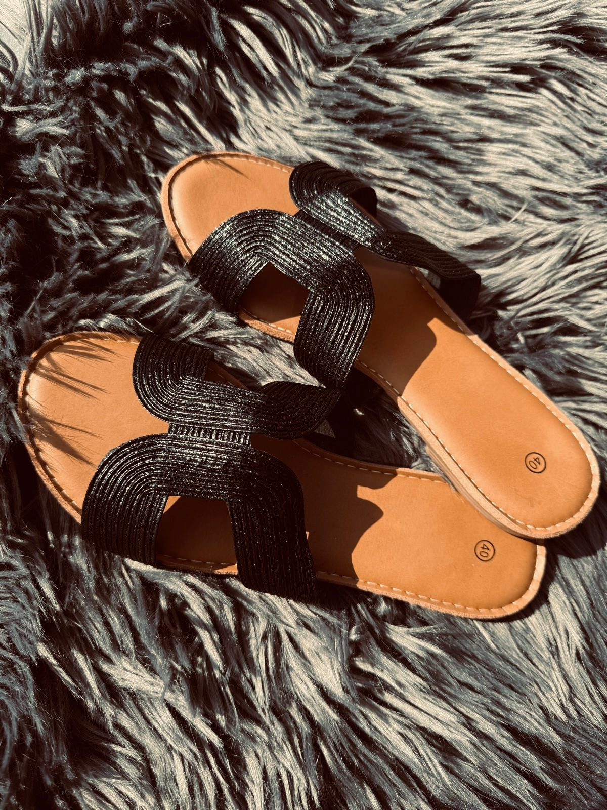 Instap Slippers Zwart | 860-10