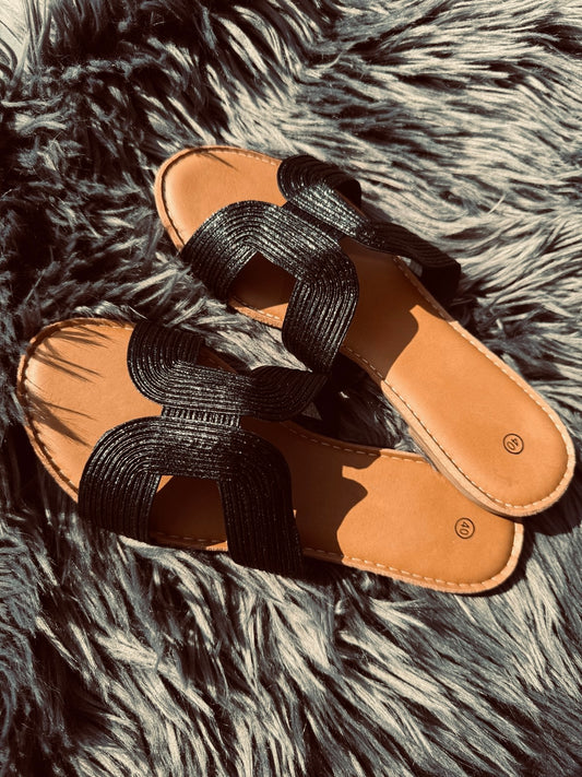 Instap Slippers Zwart | 860-10
