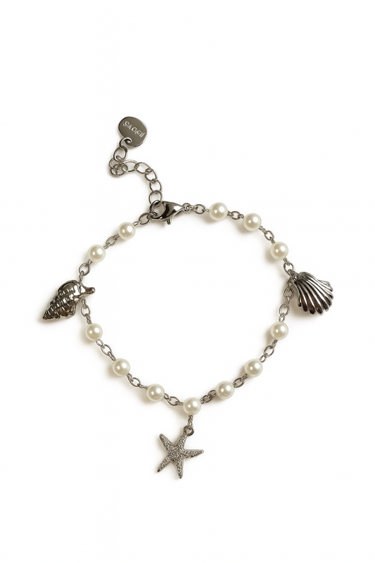 Zee Parel Bedel Armband Zilver