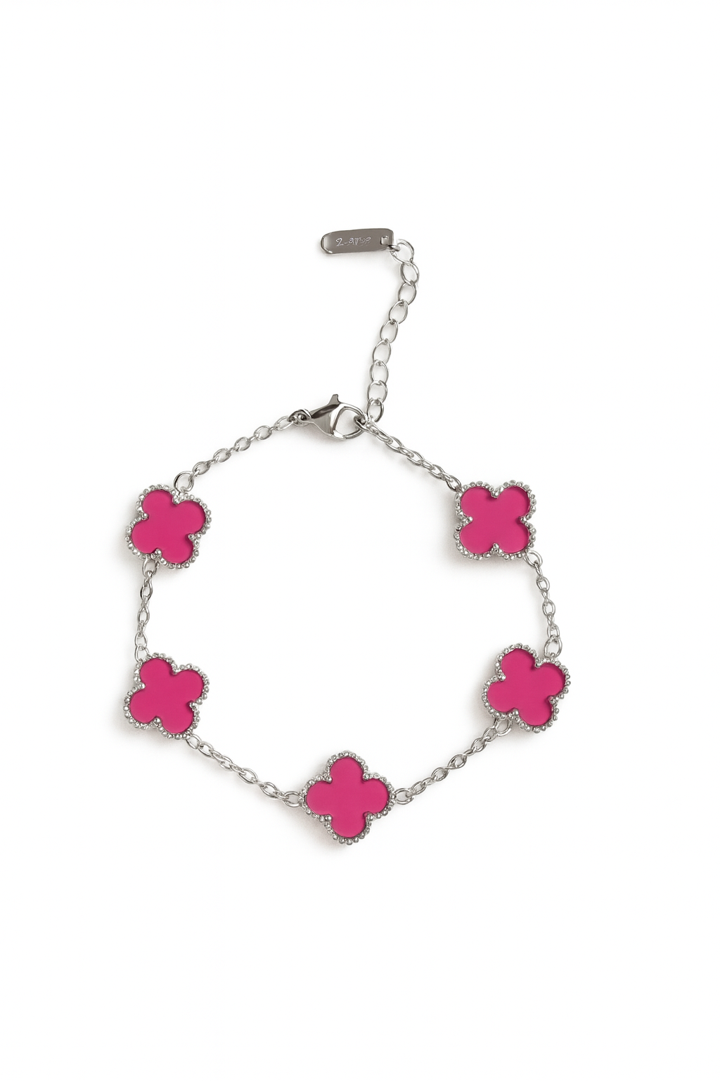 Inspired By Fuchsia Armband Zilver