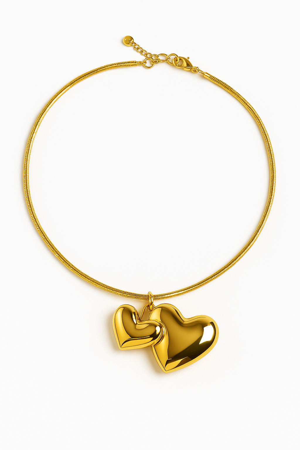 ketting Gouden Hartjes