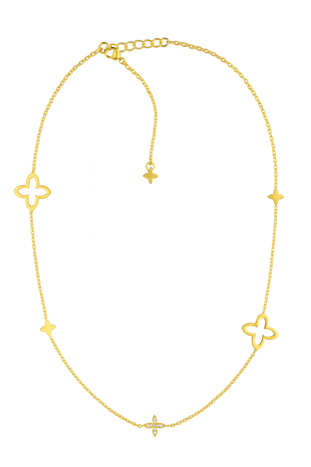 Ketting Gouden Clover Ketting