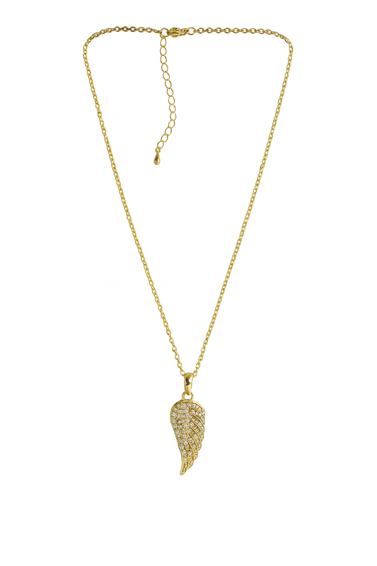 Gouden Engelvleugel Ketting