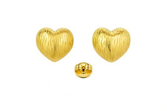 Oorbellen Hart tijger stripes