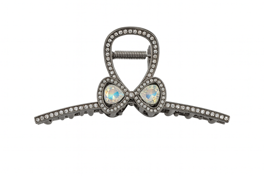 ✨ Haarklem Bling Strik Gun Metallic ✨