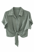Groene Strik Top