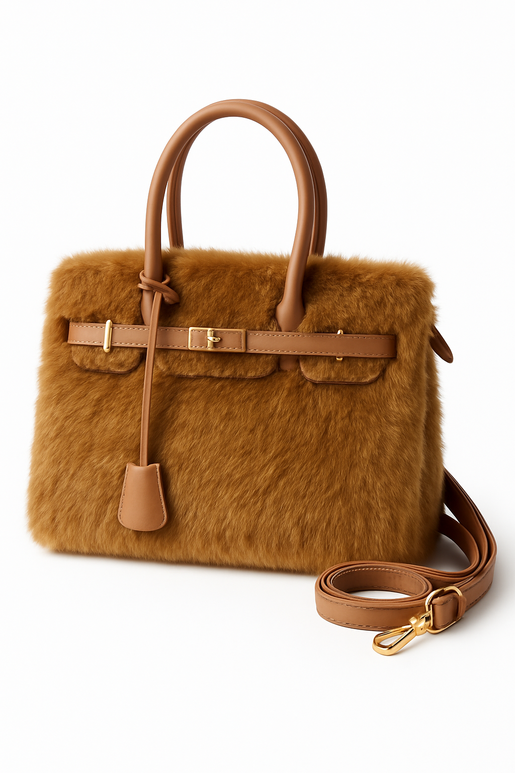 ✨Exclusive Inspired By FLUFFY K Bag Camel✨