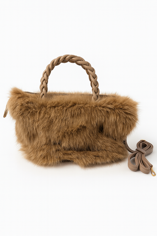 ✨Exclusive DIVA FLUFFY Bag Camel✨